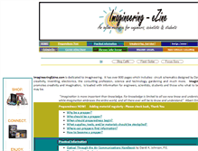 Tablet Screenshot of imagineeringezine.com